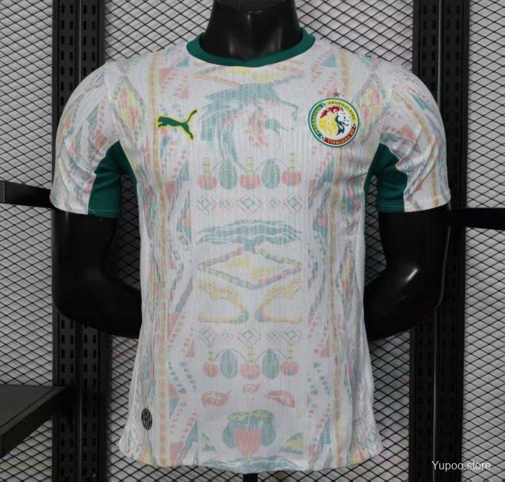 Camiseta de fútbol Senegal 2025/26 VISITANTE MANGA CORTA VERSION JUGADOR